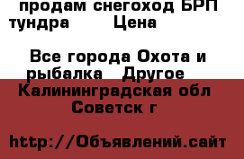 продам снегоход БРП тундра 550 › Цена ­ 450 000 - Все города Охота и рыбалка » Другое   . Калининградская обл.,Советск г.